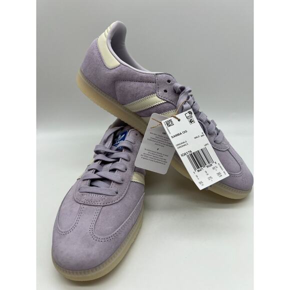 adidas Samba OG Silver Dawn Chalk IG6176 Men's Size 9.5 NEW - Picture 5 of 12